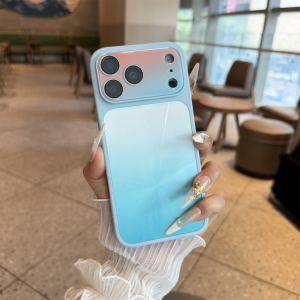 Dopamine Gradient Color Worn Elegant Style Apple Phone Case