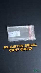 Plastik Seal OPP 6x10 (100 lembar) / Plastik Kartu 6 x 10 Bening Bungkus Lem Rekat Kartu SIM KTP