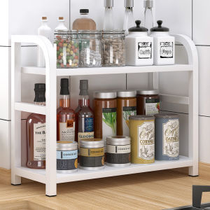 Multifunctional Microwave Bowl Chopstick Spice Storage Rack Multilevel Shelving Unit