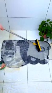 SMK.E305 Sikat Lantai Dorong 3in1 Wiper Pembersih Lantai Kamar Mandi Gagang Panjang Portable Model V