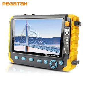 IV8W กล้องเครื่องทดสอบ CCTV 8MP 5นิ้ว4K ahd/cvi/tvi CVBS เครื่องทดสอบกล้องอนาล็อก cftv อินพุต HDMI VGA มินิ