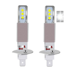2Pcs 2525 20000LM H1 LED Headlight Bulb Car Head Fog Light 6500K White 12V-24V Super Bright Plug And Play Fanless