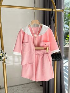 ●ECLAIRE● 043 Setelan Celana (Atasan Kemeja Collar dan Bawahan Celana pendek) Motif Polos Basic Kerja Kasual Casual Korea Mode Modis Santai Import 810