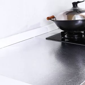 Cuộn Giấy Bạc Dán Bếp Cách Nhiệt Miếng Decal Dán Tường Nhà Bếp Chống Thấm Bền Đẹp -LUMBL