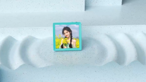 RICHMENT Photo Frame Wireless Bluetooth Speaker Back Magnetic Design Desktop Picture Decoration Audio Support Recording TF Card Playback