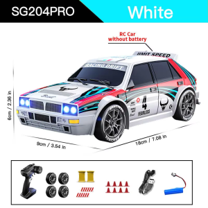 SG204 PRO 1/24 RC Car 2.4G High speed Drift 4WD Remote Control Car With Led Light Radio Controlled GTR Racing Model Boy Toy Gift