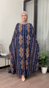 TERLARIS Kaftan Wanita Ukuran Jumbo Busui Mewah Elegan Buat Kondangan Kaftan Jumbo Busui Rayon Premium Motif Viral