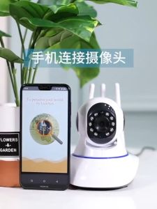 MKC KIMISO-Q5S CCTV MINI JARAK JAUH LEWAT HP V380 NIRKABEL WIFI CAMERA NETWORK INTERIOR RUMAH TANGGA REMOTE HIGH -DEFINITION NIGHT VISION 360 ° NON -DEAD ANGLE MONITOR