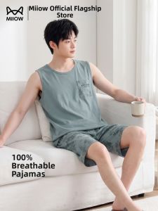 MiiOW | Sleeveless Cooling Cotton Tank Sleepwear Men