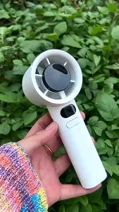 120-Speed Turbo Powerful Handheld Fan - USB Portable Mini Desk Fan with High-Velocity Airflow for Personal Cooling at Home Office or Travel