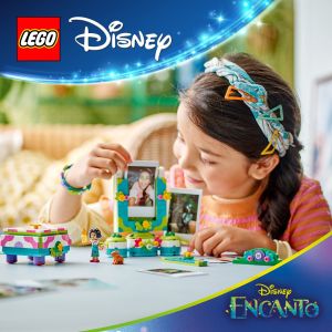 LEGO Disney Classic 43239 Mirabels Photo Frame and Jewelry Box (334 Pieces) Balok Mainan Anak (6 Tahun+)
