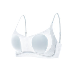 MiiOW | เสื้อชั้นในผ้าไหมน้ำแข็งบางเฉียบสำหรับผู้หญิงในช่วงฤดูร้อน สายเดี่ยวบาง เซ็กซี่ ระบายอากาศได้ดี เซ็กซี่ ดูเล็กกว่าที่เป็นจริง