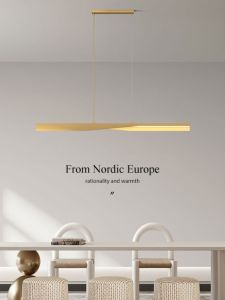 ZHENMEIJU | Copper Italian Minimalist Dining Pendant Light