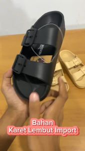 Sandal Karet Wanita Fashion Import J211-5 Sandal Wanita Import Kasual Karet Sandal Kekinian Import