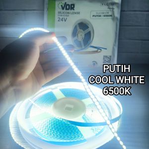VDR LAMPU LED STRIP DC 24V COB SILICON LENSE 182LED / METER IP33 10M 10 METER / ROLL