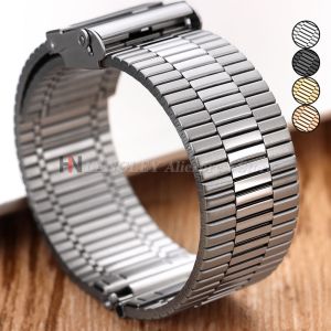 Stainless Steel Watch Strap Bracelet 20mm 22mm Matte & Polishing Women Men Watchband Quick Release Spring Bar Band Accessories