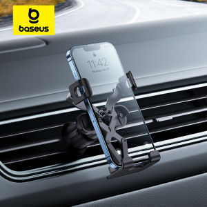Baseusรถแรงโน้มถ่วงผู้ถือโทรศัพท์Strip Air Vent Universalโทรศัพท์สนับสนุนรถGPS MountสําหรับiPhone 13 14 Pro Max Xiaomi Vivo