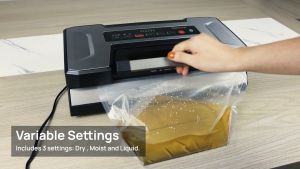 Vakumar VH5186Vacuum liquid Vacuum Sealer Machine Food vacuum machine Packaging Sealing Machine 90Kpa sealing machine kitchen commercial household food vacuum sealing machine