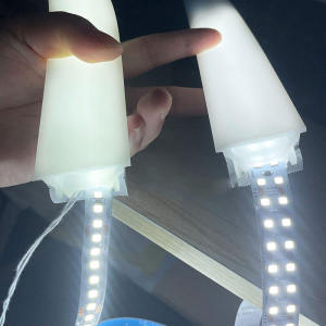 Curved Silicone LED Strip Lights Flexible Embedded Arc Linear Channel Soft Lighting Decorative Interior Home Lighting