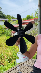 Big 6-Blade Clip Fan Portable Desk Fan with Strong Airflow Silent Operation & Versatile Clip-on Design for Home Office and Student Desk