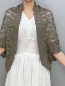 Womens Lightweight Spring Autumn Shawl Pure Color Ice Silk Material Multi-Function Rectangle Cut Out Design