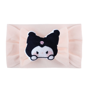 2025 Baby pure cotton fashionable hair accessory autumn and winter bow headband is a warm bow headscarf for children 0-18M