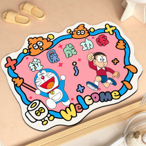 พรมกันลื่นในห้องน้ำแบบแห้งเร็ว พรมกันลื่นดูดซับน้ำสำหรับประตูห้องน้ำ พรมกันลื่นดีไซน์โมเดิร์นสำหรับห้องน้ำและห้องน้ำ