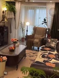 (Original) Roman Column Floor Lamp Living Room Sofa Side Decoration Bedroom Designer Vintage Art Style Mid-Century Standing Lamp