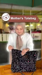 TAS BAYI MULTIFUNGSI BABY DIAPERS TOTE BAG TAS IBU BAYI-CUDDLEME MOTHERS TOTE BAG