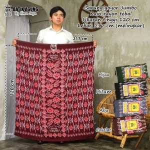 Sarung Batik Goyor Pria Dewasa Motif Botol Agung Rayon Premium Terbaru