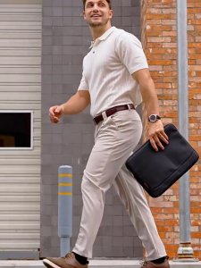 MARK RYDEN MR701D Horizontal Slim Briefcase Tas Sleeve Pelindung Laptop 15 Inch Tahan Guncangan