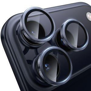 NNBILI for iPhone 17 Pro Max/17 Pro Camera Lens Protector [Alignment Kit&1:1 Invisible Fit] 9H Aerospace Tempered Glass Ultra HD