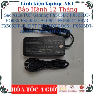 Sạc Laptop Asus TUF Gaming FX505DT FX505DT-BQ035 FX505DT-AL095T FX505DT-EB73 FX505DT-AL027T FX505DT-BQ051 FX505DT-AL095T FX505DT-AL027T Sạc Asus 20V - 7.5A – 150W chân 6.0*3.7mm