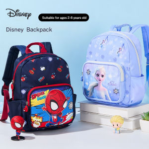 Disney | Disney Kindergarten Backpack for Boys and Girls Cartoon-Printed Breathable Ultra-Lightweight Large Capacity Multi-Compartment