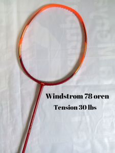 raket badminton lining windstorm 78 raket badminton li ning windstrom 78+