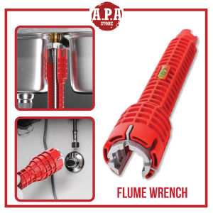 APA Multipurpose Faucet Flume Wrench Water Tank Repair Install Hardware Tools Sink Pipe Bathroom Alat Baiki Sinki Tandas