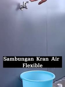 Sambungan Kran Air Flexible 20cm Universal 360 Derajat Faucet Extender Elastis Selang Air Penyambung Kepala Keran Westafel