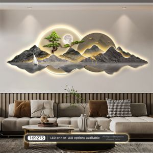 LED Lighting Decorative Wall Art For Living Room