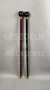91cm 8th Black Billiards Resin Handle Walking Stick 3-Piece Elegant Fashionable Black German Beech Wood Canes for Men And Women