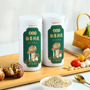 Tricholoma Matsutake Fresh Seasoning Instead of Chicken Essence and MSG Chicken Powder For Home Tricholoma Matsutake Powder Fresh Vegetable Mushroom Mushroom Powder 130G