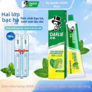 Darlie | Breath Freshening Fluoride Anti-Cavity Toothpaste and Toothbrush Set