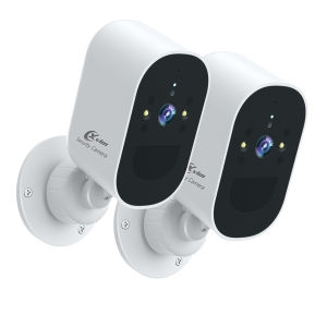 2-Pack 1080P Camera Giám Sát Không Dây WiFi An Ninh Gia Đình Pin Sạc Chạy Bằng Camera IP Ngoài Trời Trong Nhà Giám Sát Bé