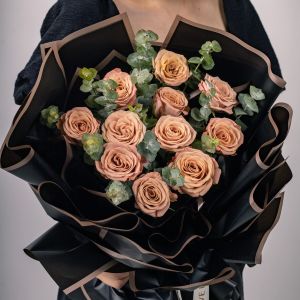 20 Sheets Flower Wrapping Paper with Gold Edge Korean Paper for Flowers Bouquet Translucent Waterproof Floral Wrapping Paper Phnom Penh Jelly Film Matte Paper DIY Craft Gift Packing for Mothers Day(58*58cm20pack)