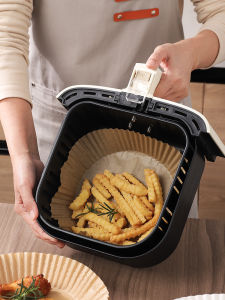 Food Grade Oil Absorbing Paper round Food Pad Paper Baking Tray Support Paper Cooking Utensils Kitchen Supplies BBQ Tools