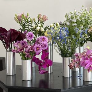 Modern Minimalist Metal Aluminum Flower Bucket