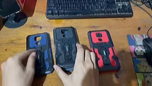 Case HP Untuk Samsung Galaxy A73 5G New Casing Hp Kickstand Armor Belt Clip Terbaru