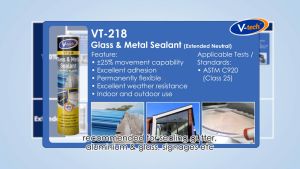 V-TECH Glass & Metal Sealant (VT-218C) 300ML