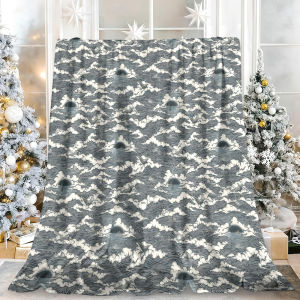 Beast Kingdom | Japanese Wave Ocean Flannel Blanket Soft Fuzzy Plush Cozy Warm Throw for Sofa Bed Couch Home Decor Gifts