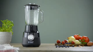 Russell Hobbs RHBL5BLK Desire Matte Black Jug Blender l Smoothie Maker and Soup Liquidizer 2 Speeds & Pulse Setting