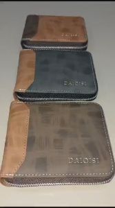 DAIQISI YX603 DOMPET UANG LIPAT PRIA DENGAN SLETING ZIPPER MUAT KOIN TOKYO GHOUL PRODUK IMPOR